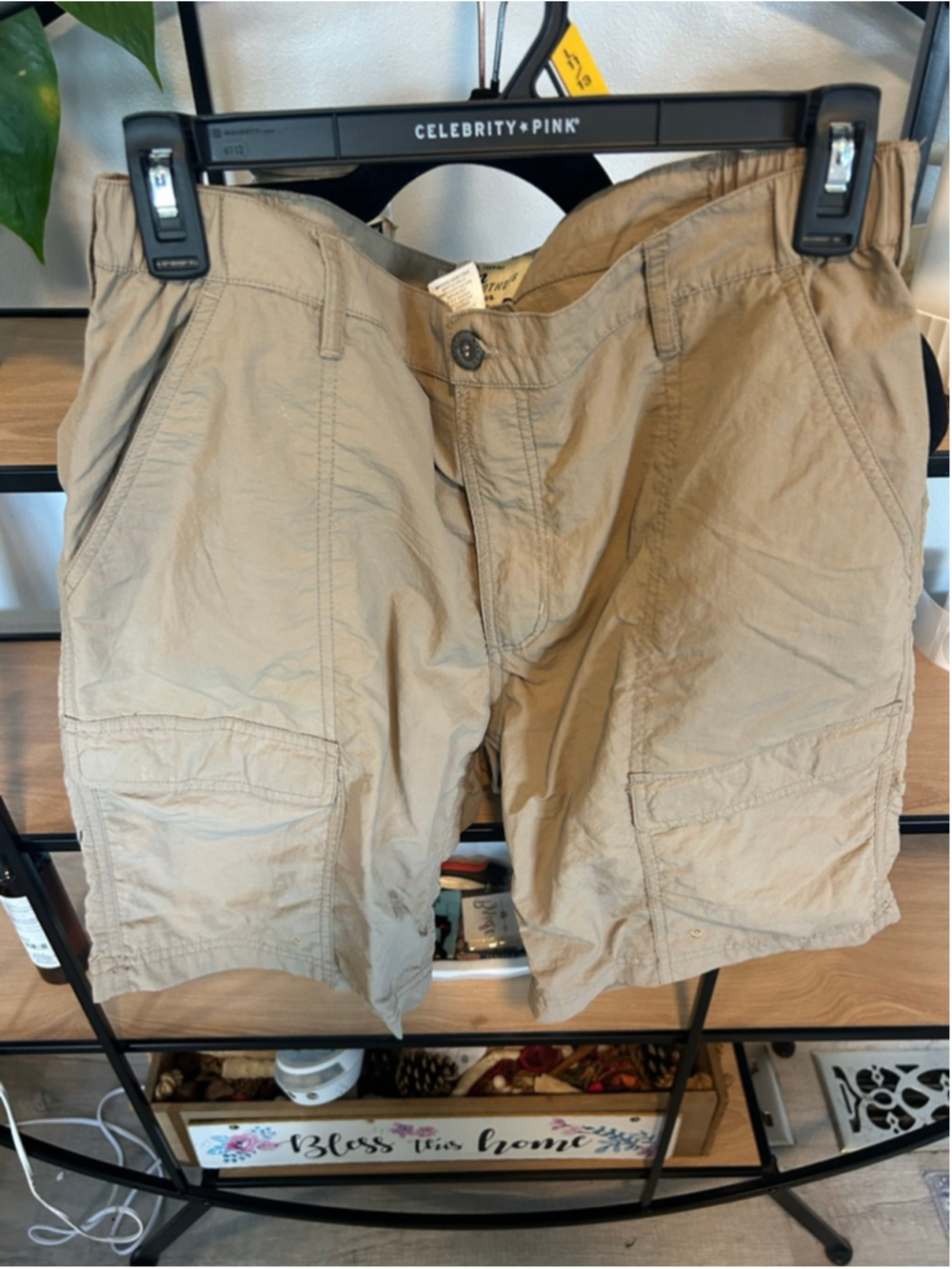 Men's Orton Brothers Khaki Cargo Shorts L
